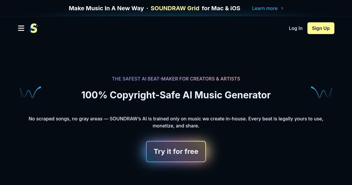 Capture d'écran de Soundraw