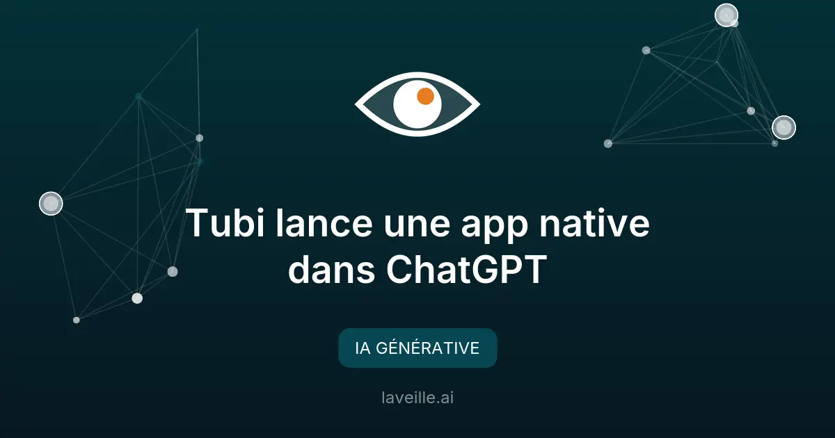 Tubi lance une app native dans ChatGPT