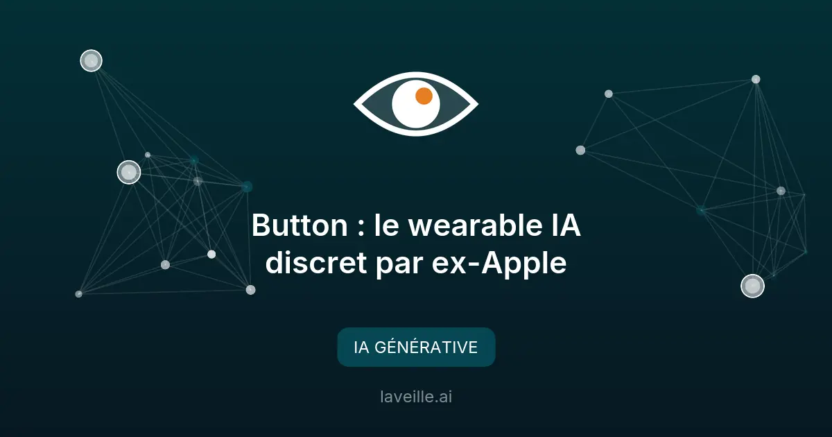 Button : le wearable IA discret par ex-Apple