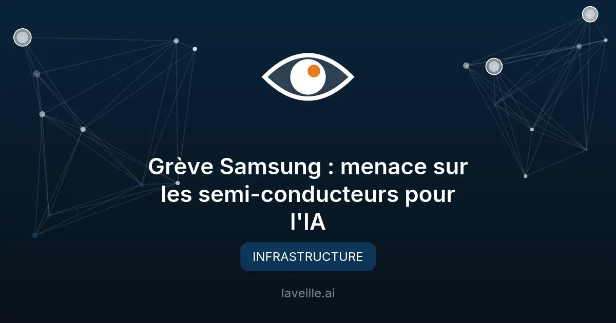 Grève Samsung : menace sur les semi-conducteurs pour l'IA