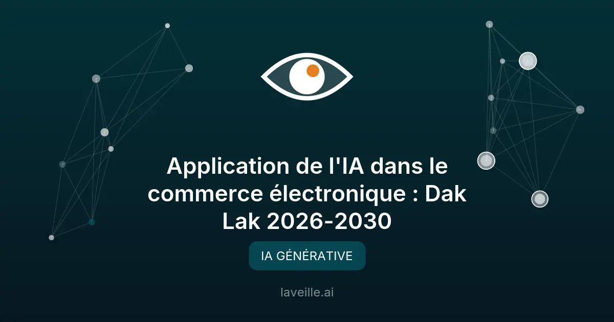 Application de l'IA dans le commerce électronique : Dak Lak 2026-2030