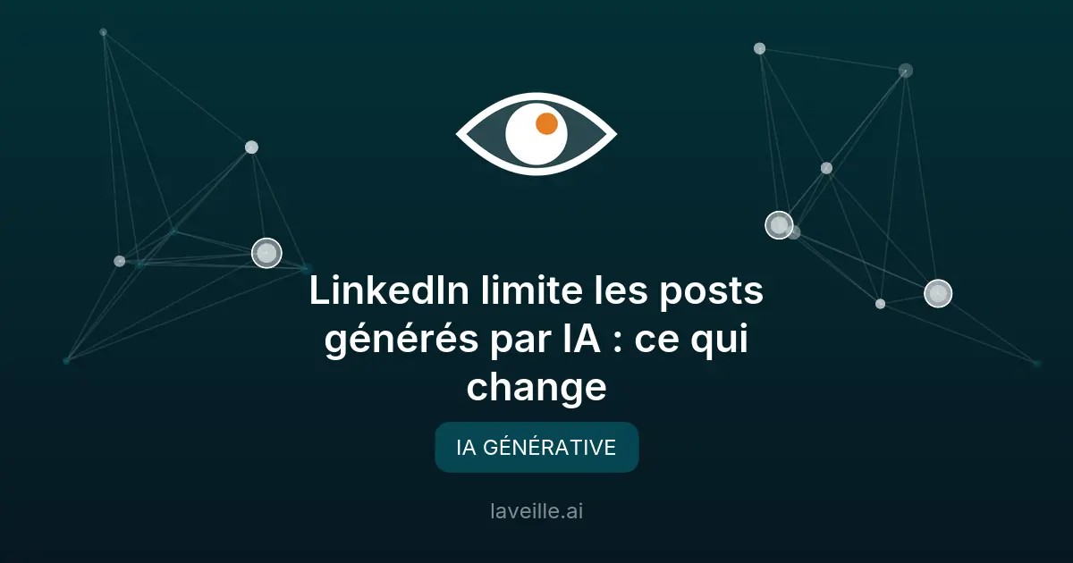 LinkedIn limite les posts générés par IA : ce qui change