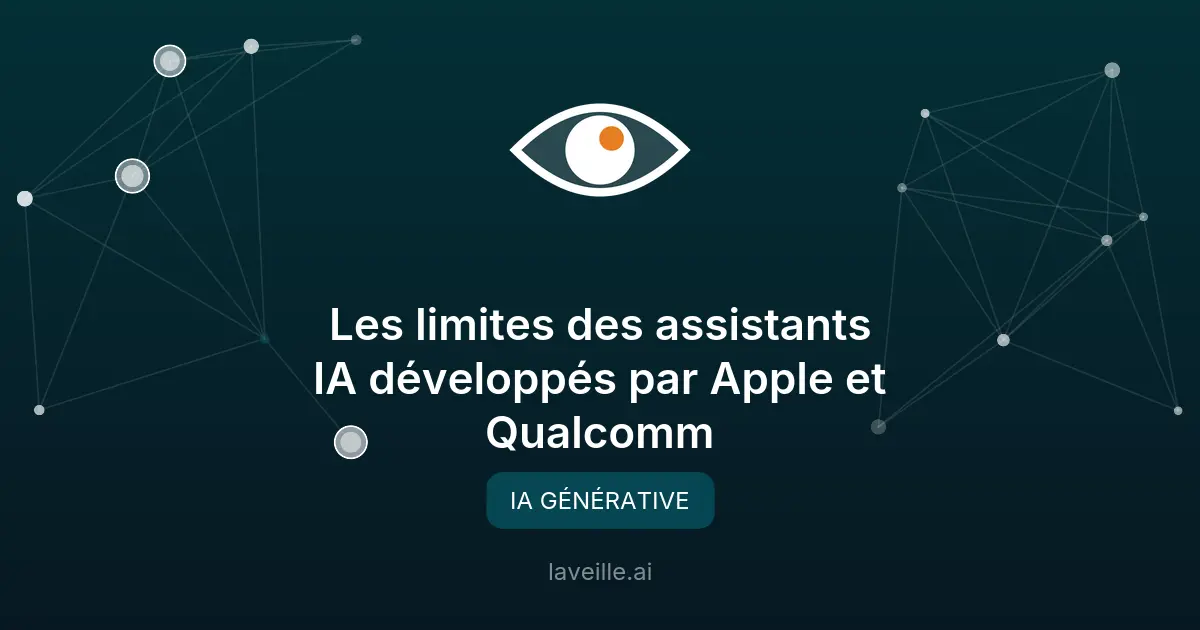 Les limites des assistants IA développés par Apple et Qualcomm