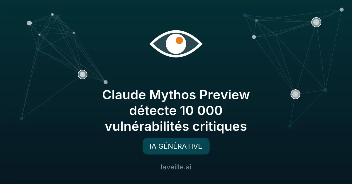 Claude Mythos Preview détecte 10 000 vulnérabilités critiques