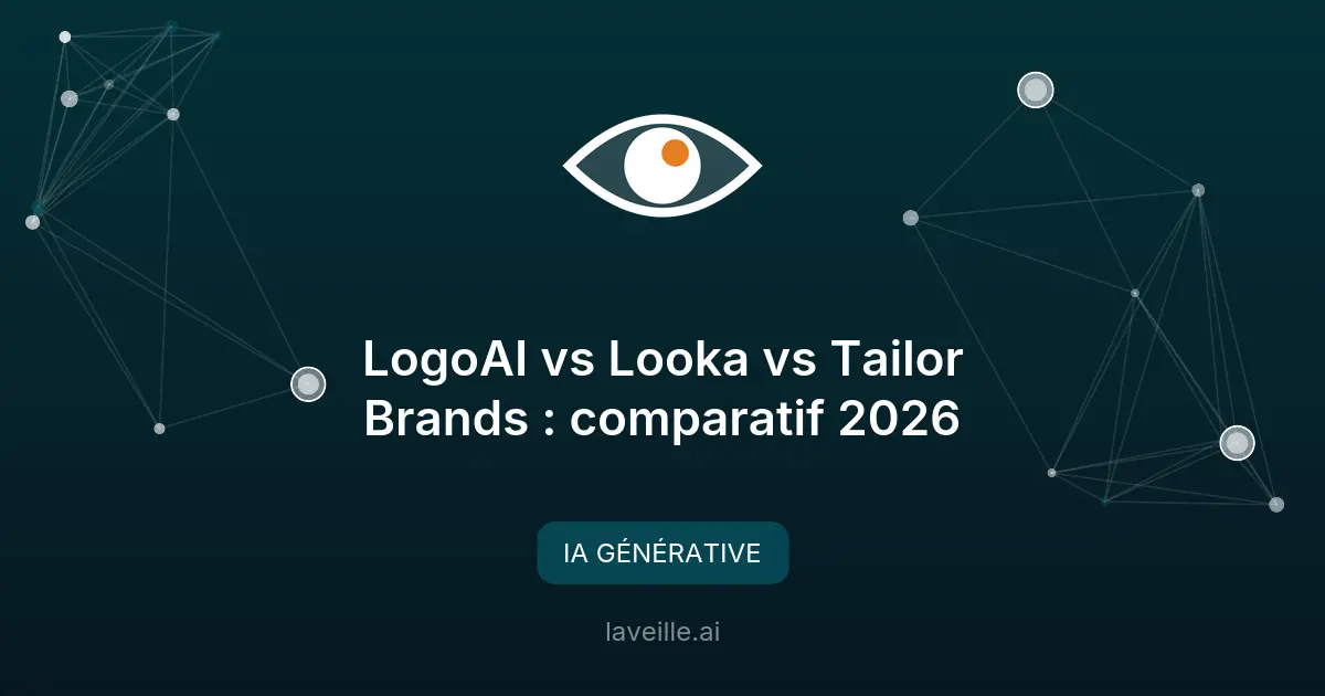 LogoAI vs Looka vs Tailor Brands : comparatif 2026