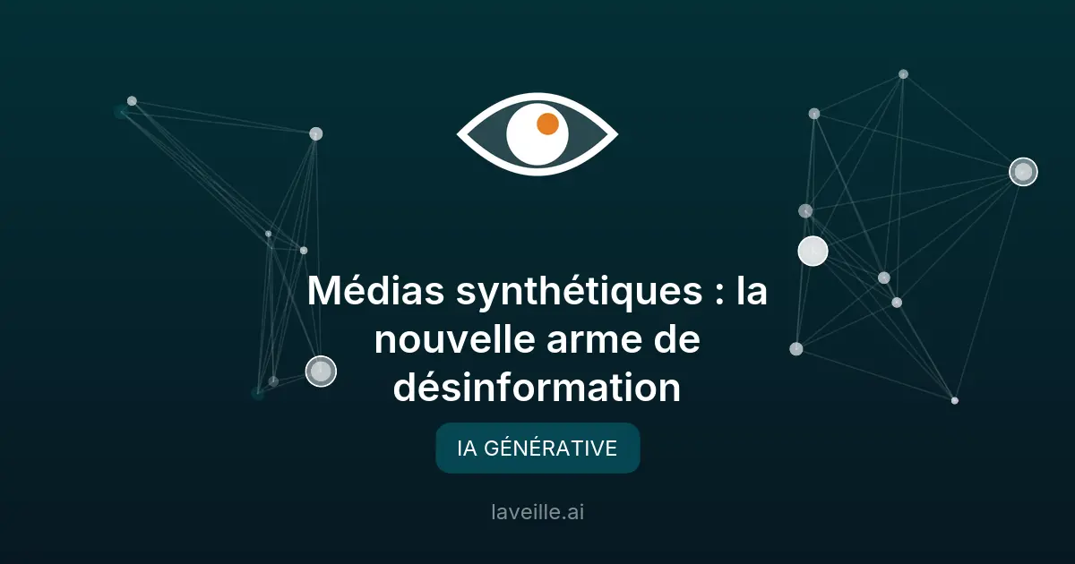 Médias synthétiques : la nouvelle arme de désinformation