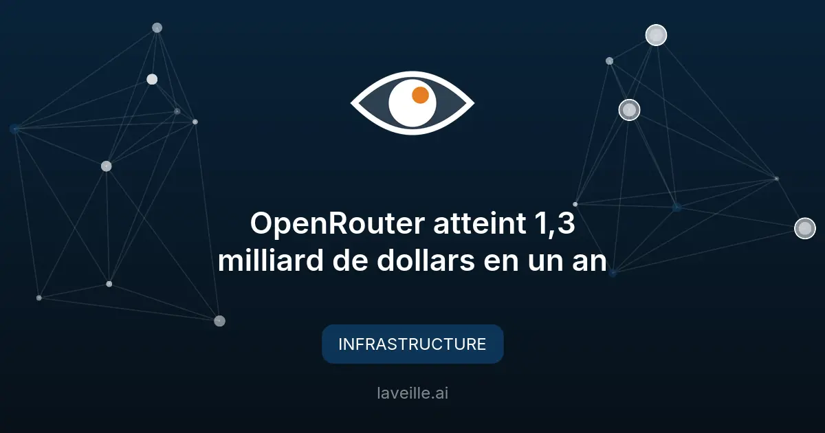 OpenRouter atteint 1,3 milliard de dollars en un an