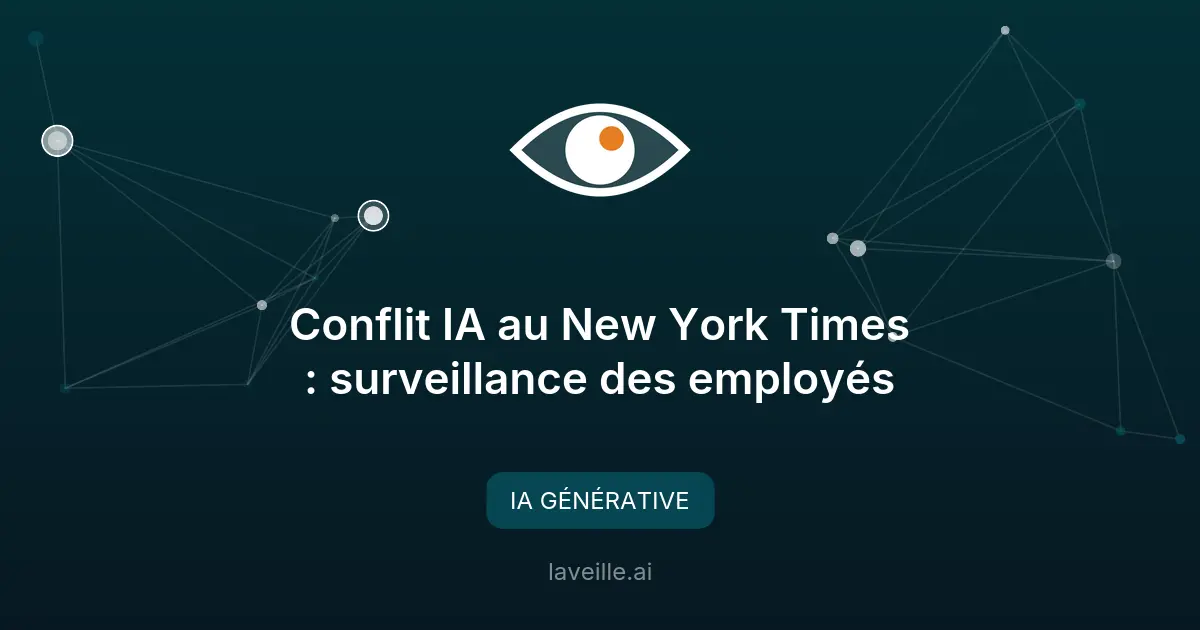 Conflit IA au New York Times : surveillance des employés