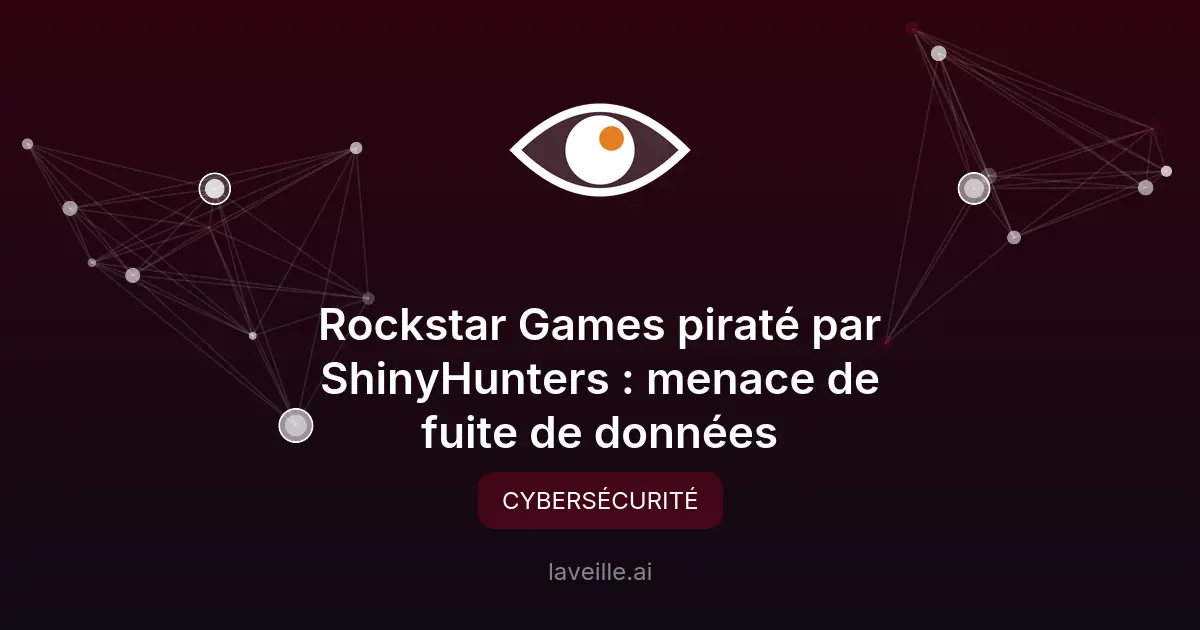 Rockstar Games piraté par ShinyHunters : menace de fuite de données