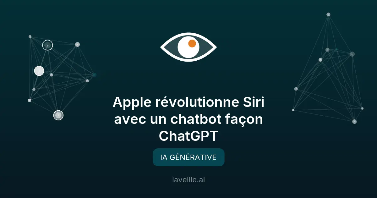 Apple révolutionne Siri avec un chatbot façon ChatGPT