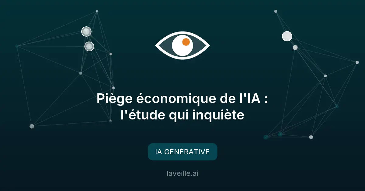 Piège économique de l'IA : l'étude qui inquiète