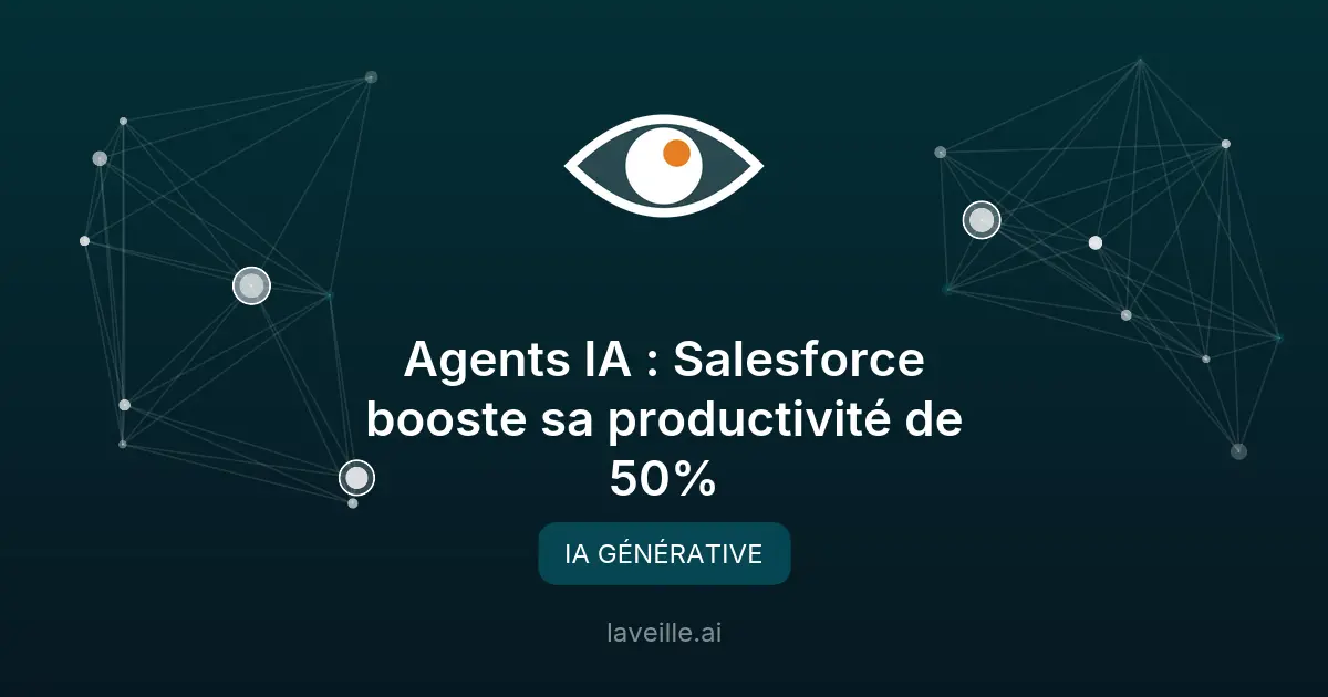Agents IA : Salesforce booste sa productivité de 50%