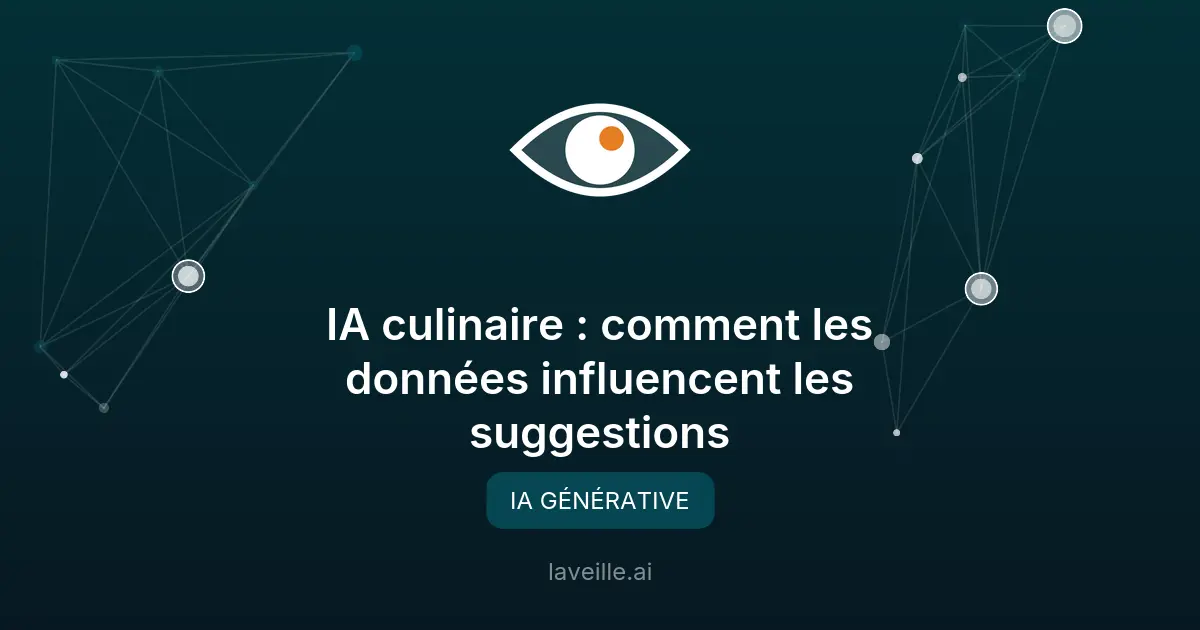 IA culinaire : comment les données influencent les suggestions
