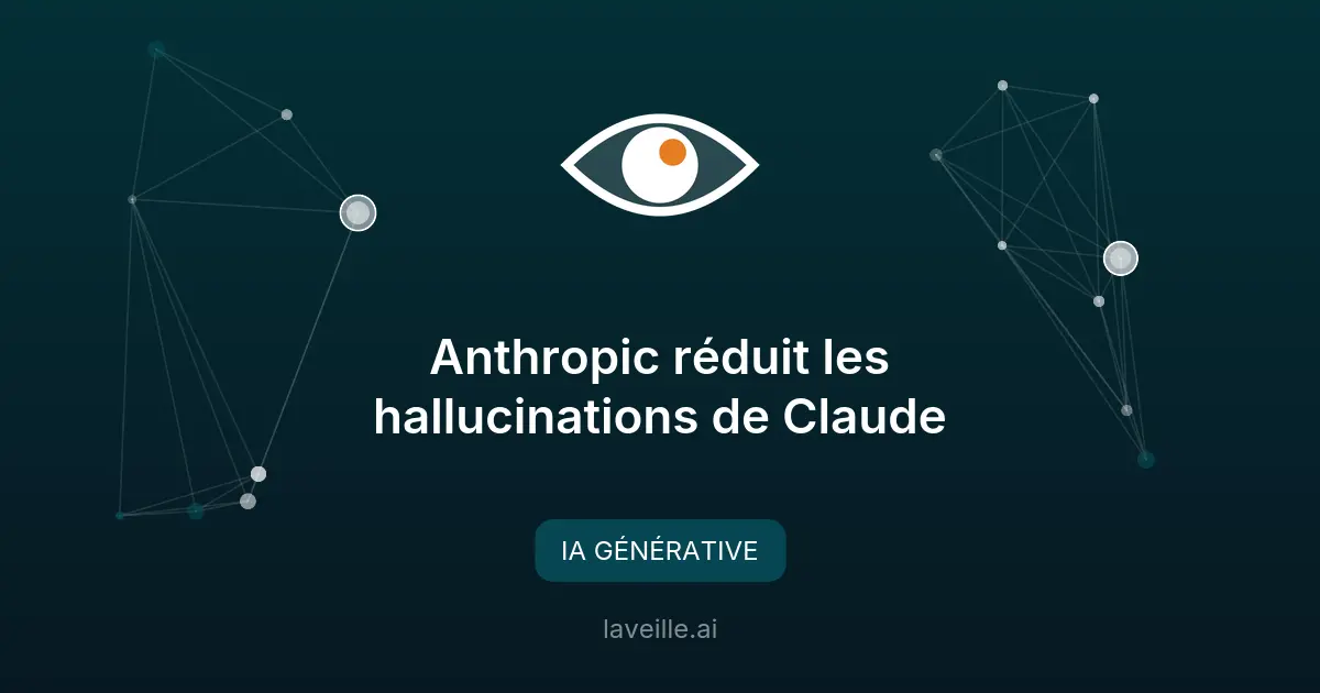 Anthropic réduit les hallucinations de Claude