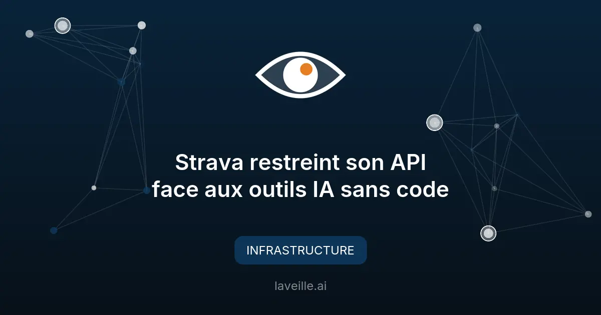 Strava restreint son API face aux outils IA sans code