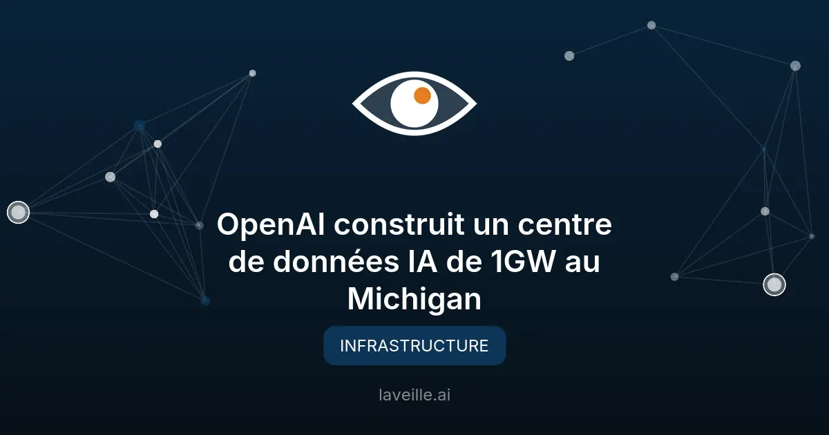 OpenAI construit un centre de données IA de 1GW au Michigan
