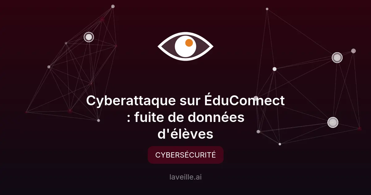 Cyberattaque sur ÉduConnect : fuite de données d'élèves