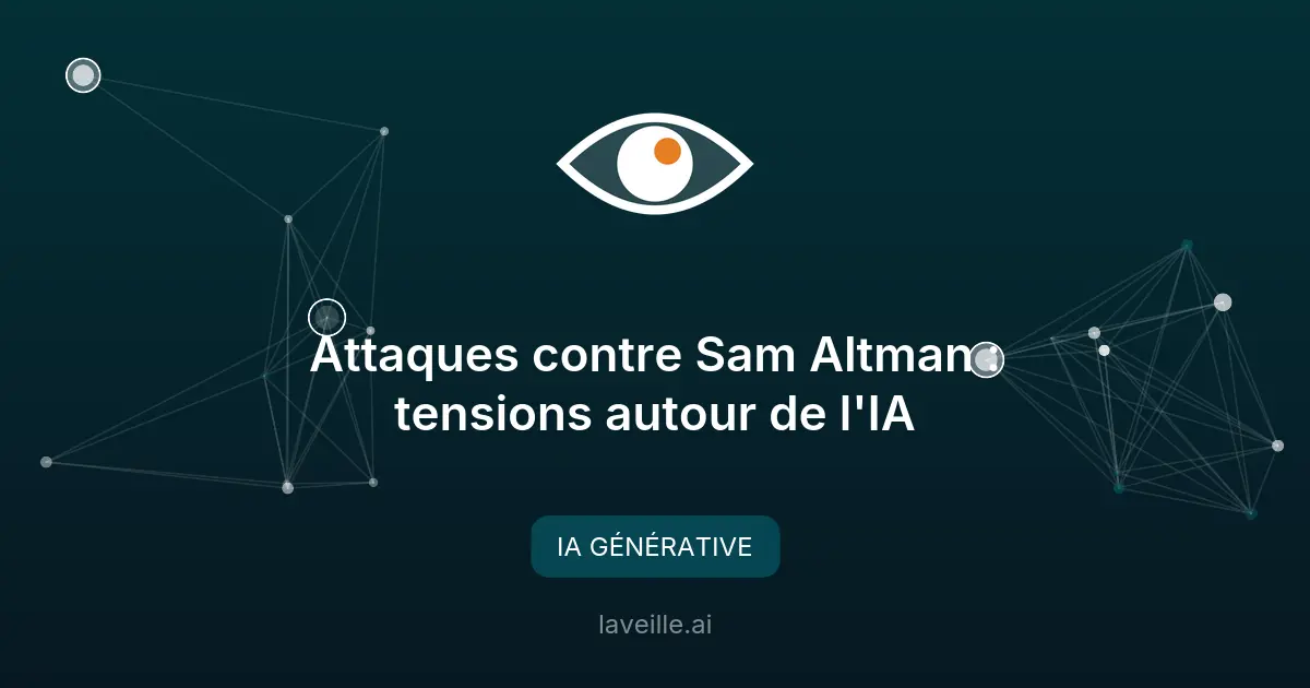 Attaques contre Sam Altman : tensions autour de l'IA