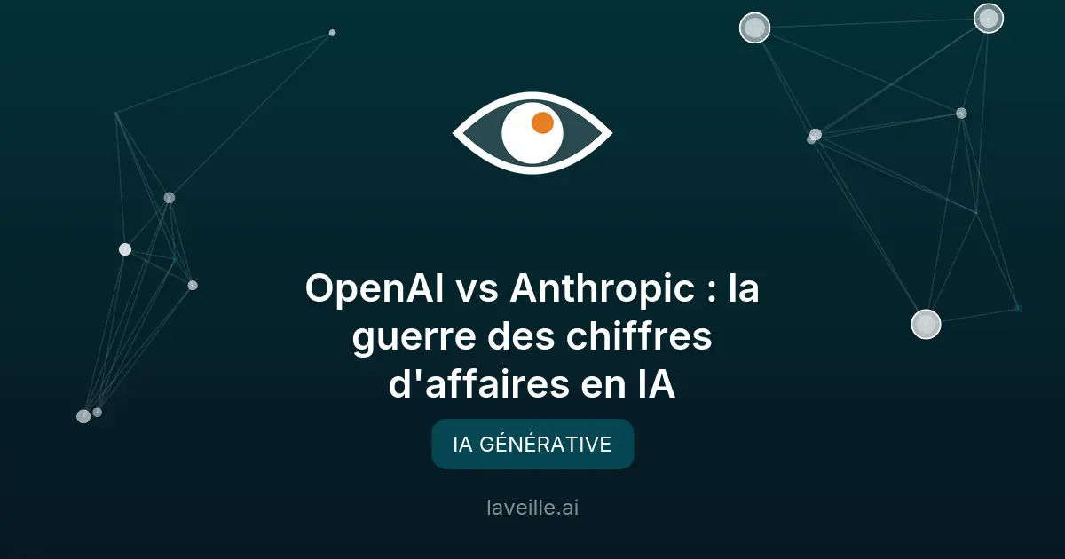 OpenAI vs Anthropic : la guerre des chiffres d'affaires en IA