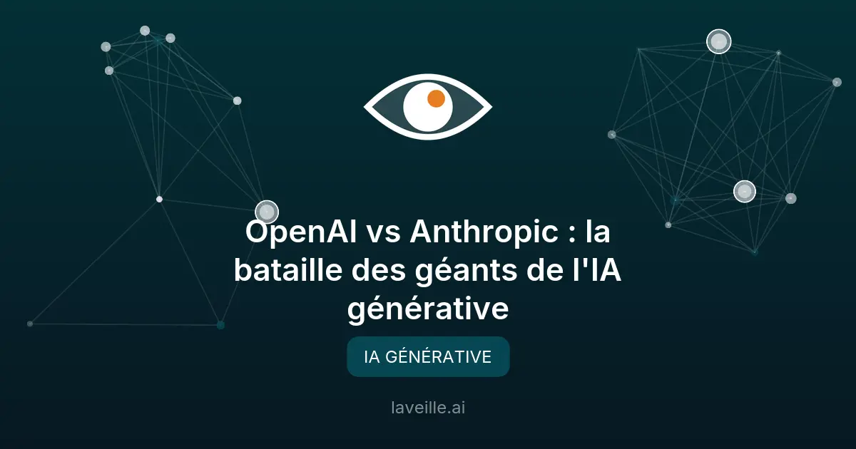 OpenAI vs Anthropic : la bataille des géants de l'IA générative