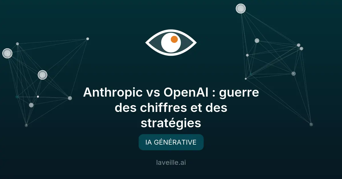 Anthropic vs OpenAI : guerre des chiffres et des stratégies