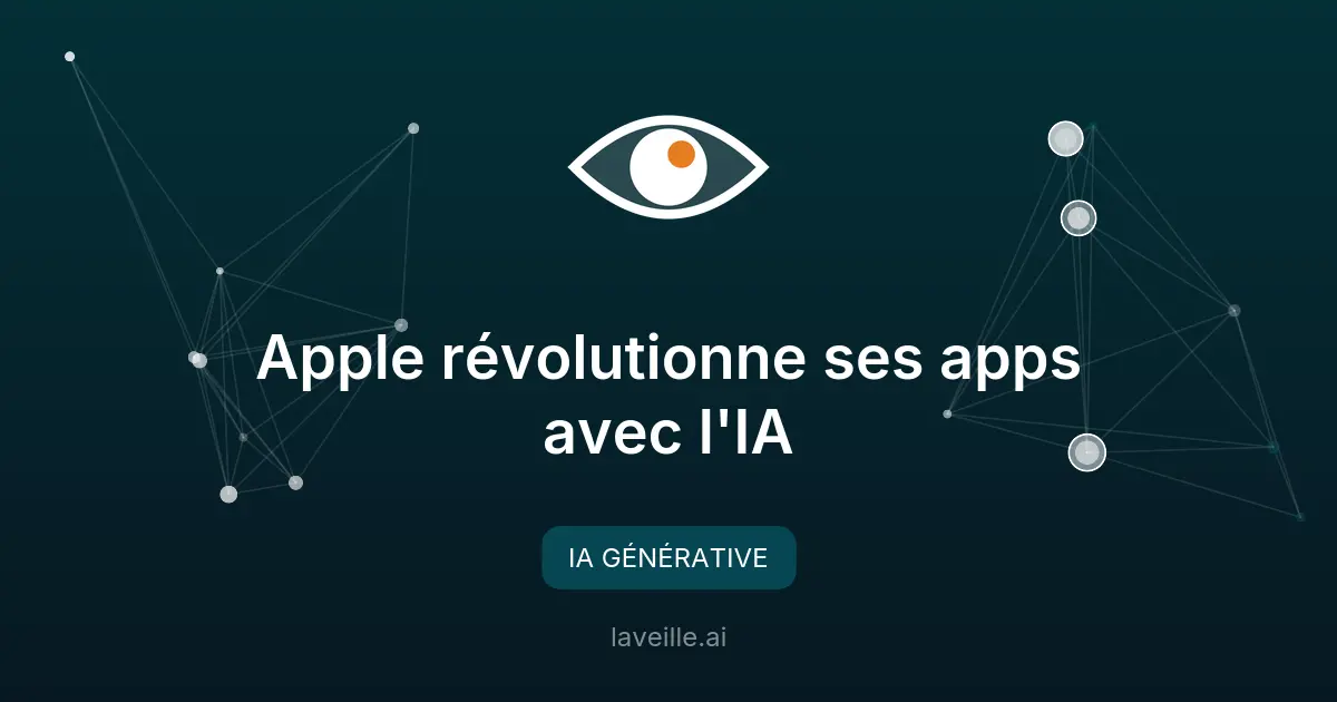 Apple révolutionne ses apps avec l'IA