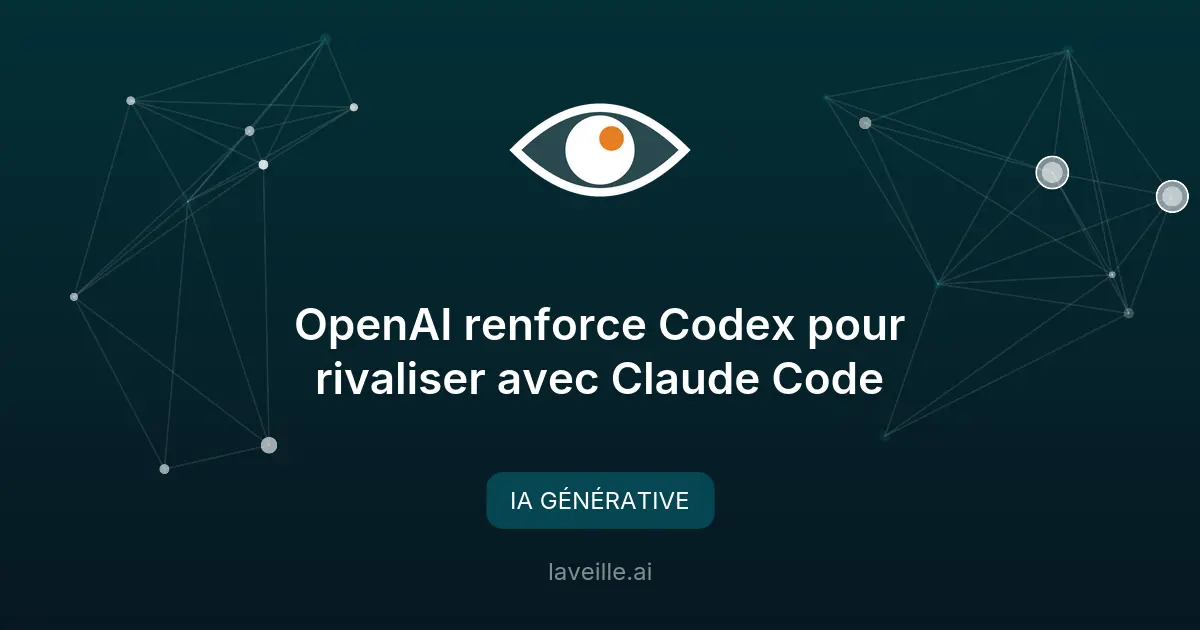OpenAI renforce Codex pour rivaliser avec Claude Code