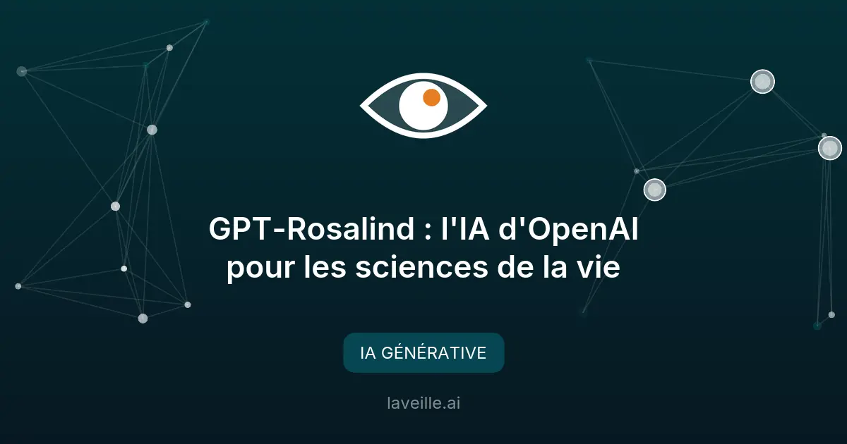 GPT-Rosalind : l'IA d'OpenAI pour les sciences de la vie