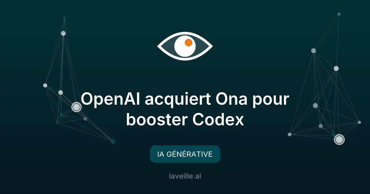 OpenAI acquiert Ona pour booster Codex