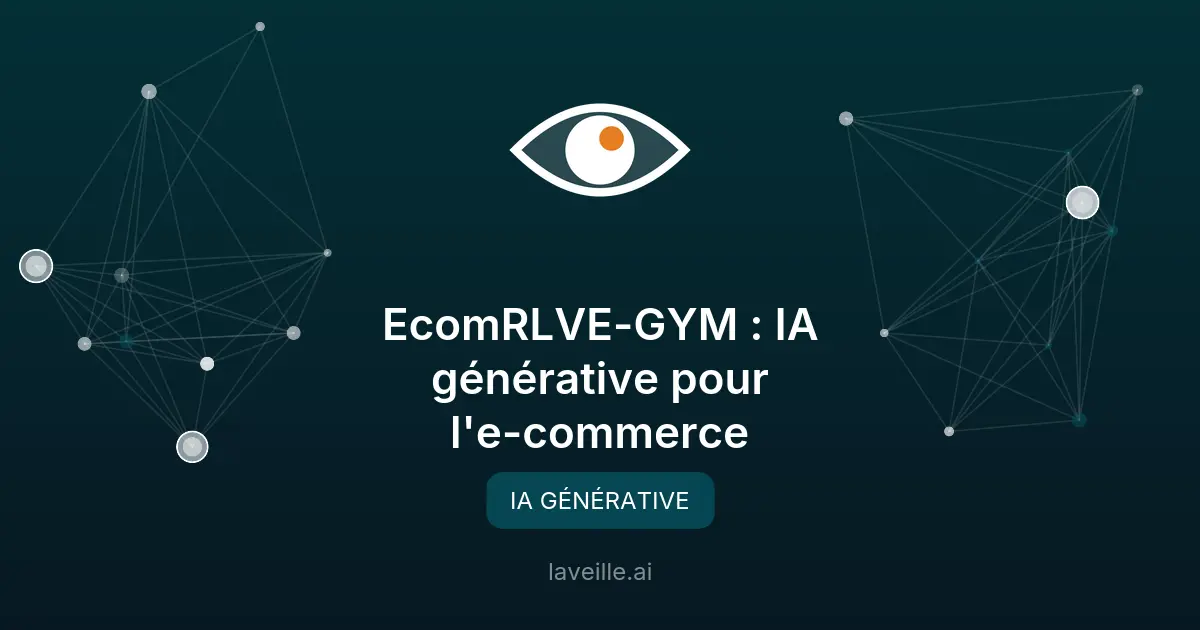 EcomRLVE-GYM : IA générative pour l'e-commerce