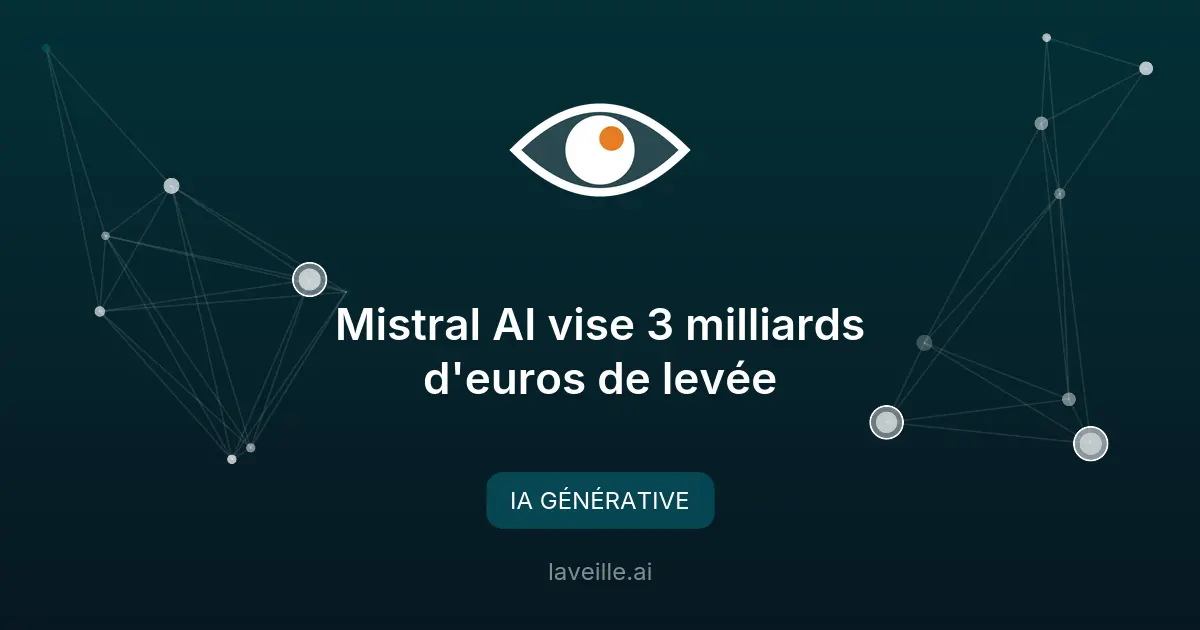 Mistral AI vise 3 milliards d'euros de levée