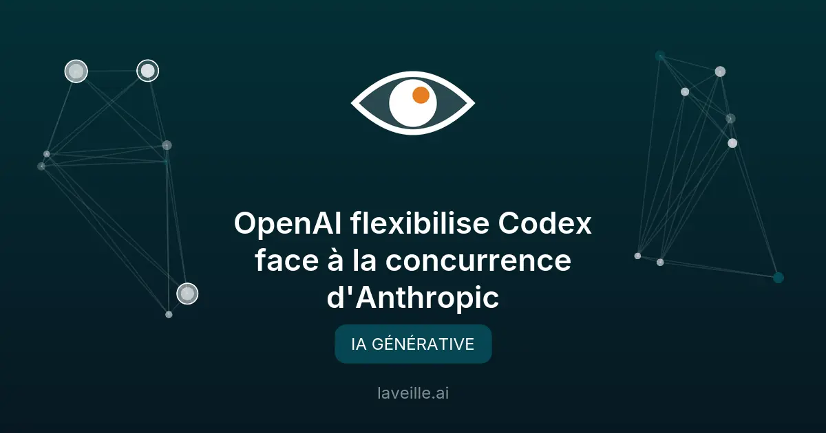 OpenAI flexibilise Codex face à la concurrence d'Anthropic