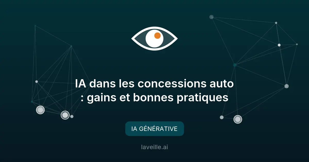 IA dans les concessions auto : gains et bonnes pratiques
