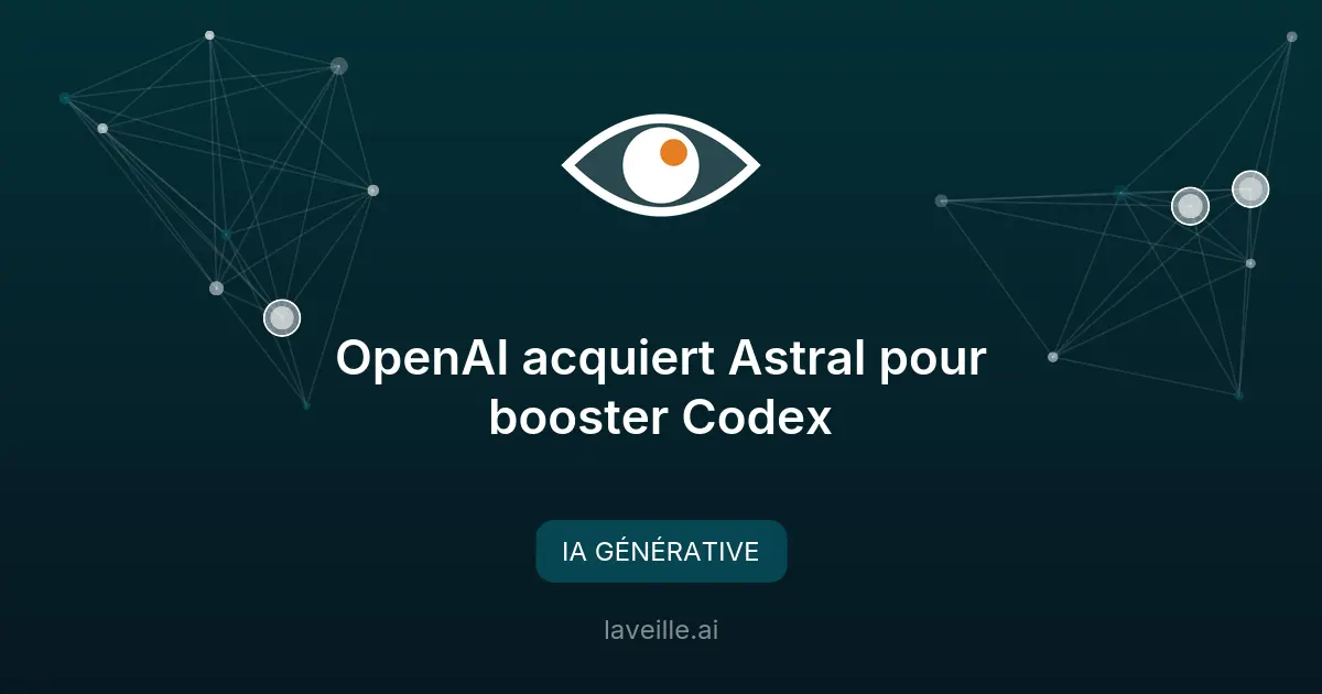 OpenAI acquiert Astral pour booster Codex