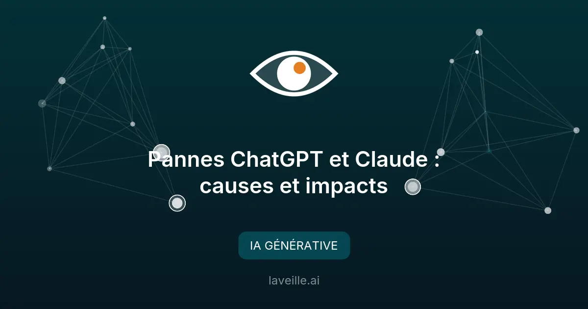 Pannes ChatGPT et Claude : causes et impacts