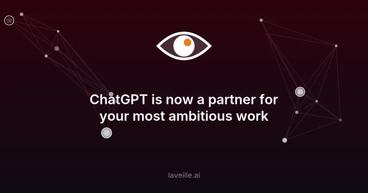 ChatGPT Work : l'agent IA pour vos projets ambitieux