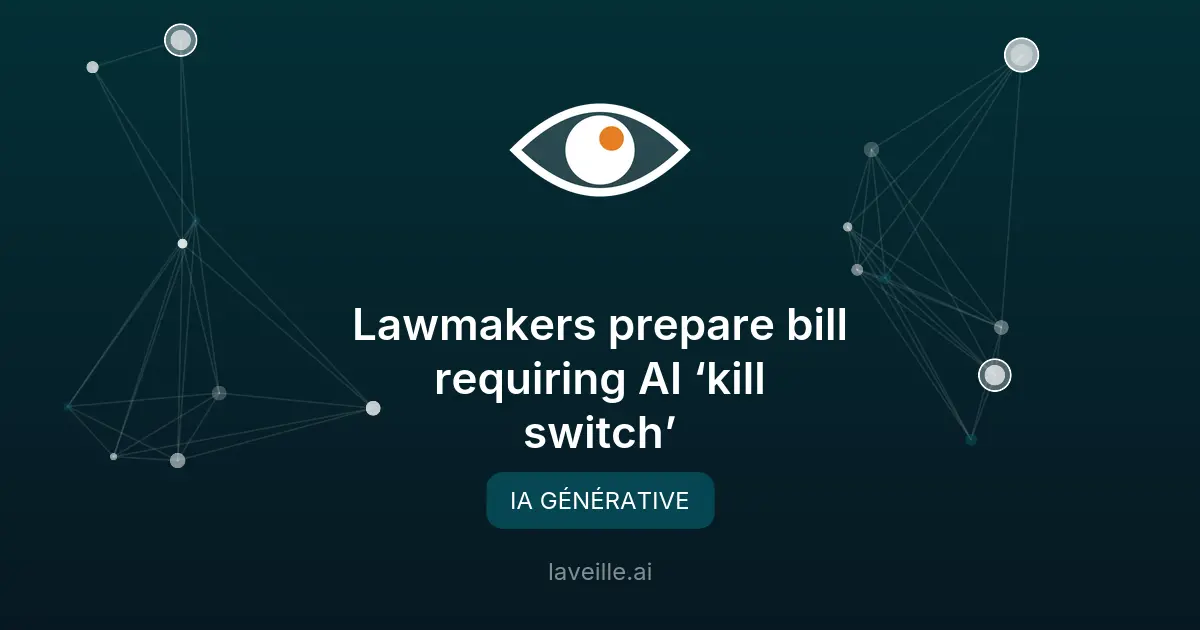 Législation américaine pour un interrupteur d'urgence des systèmes d'IA