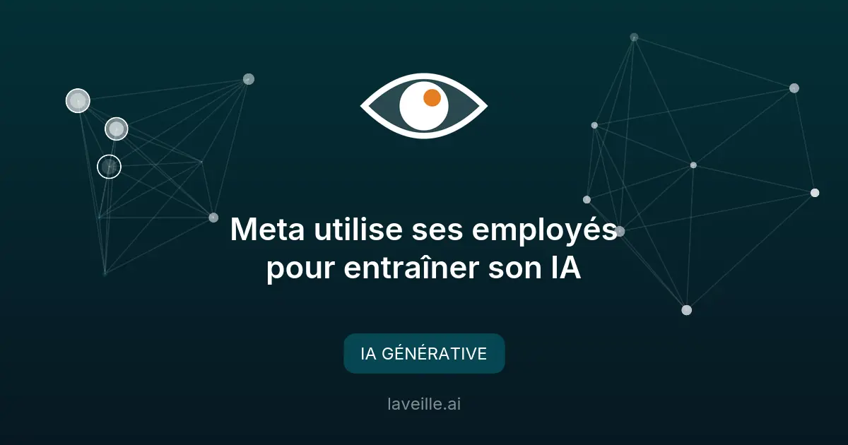 Meta utilise ses employés pour entraîner son IA