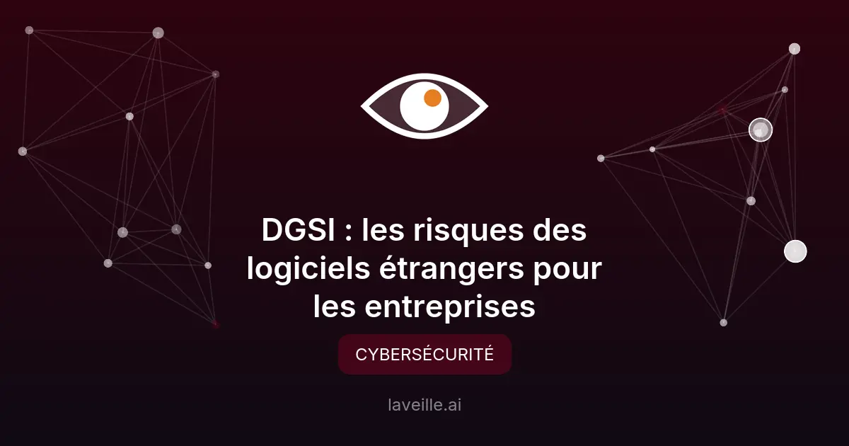 DGSI : les risques des logiciels étrangers pour les entreprises