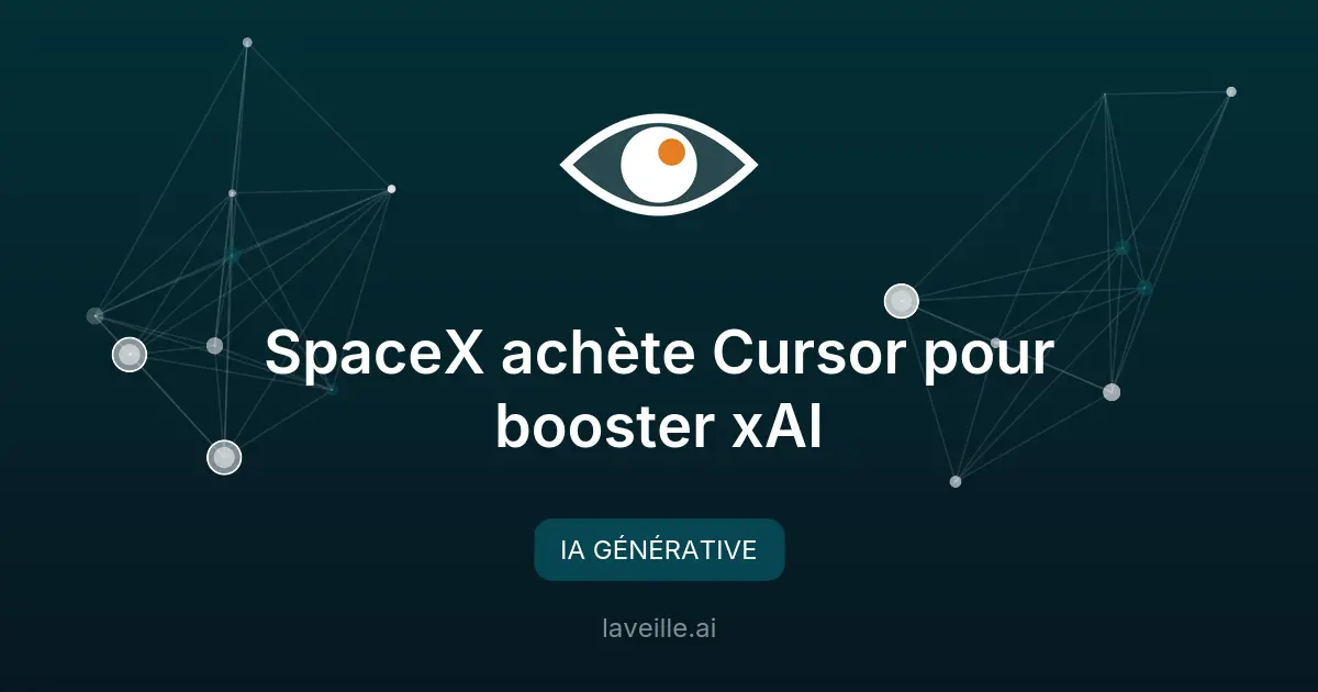SpaceX achète Cursor pour booster xAI