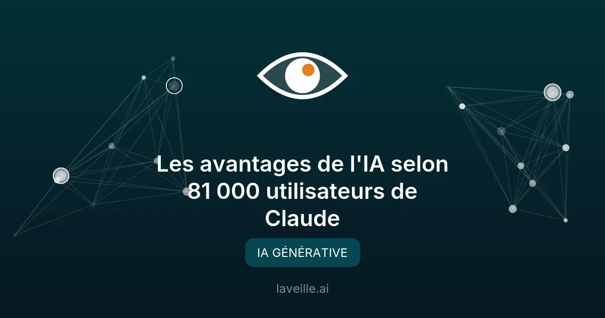 Les avantages de l'IA selon 81 000 utilisateurs de Claude