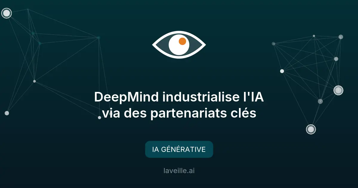 DeepMind industrialise l'IA via des partenariats clés