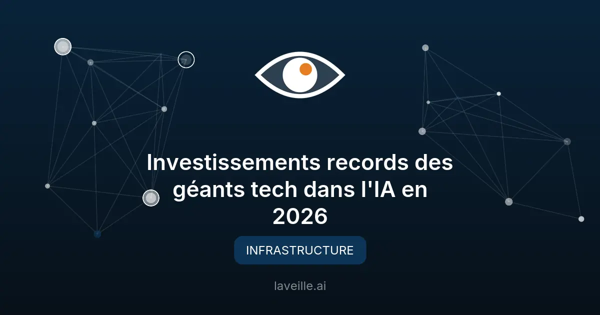 Investissements records des géants tech dans l'IA en 2026