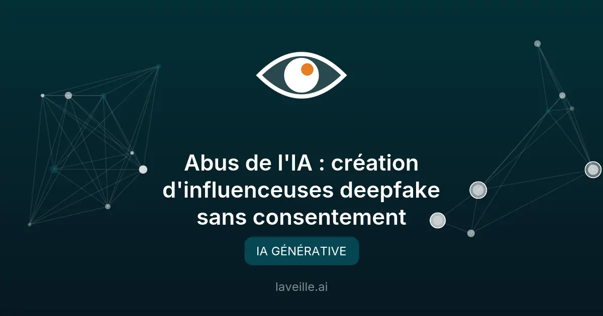 Abus de l'IA : création d'influenceuses deepfake sans consentement