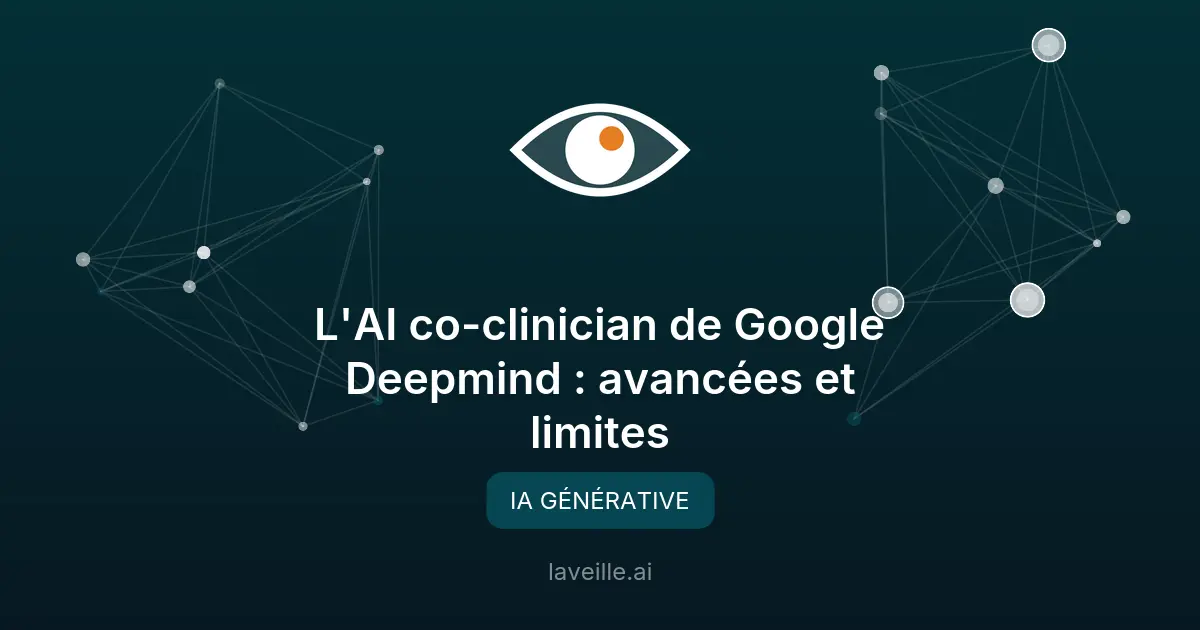 L'AI co-clinician de Google Deepmind : avancées et limites
