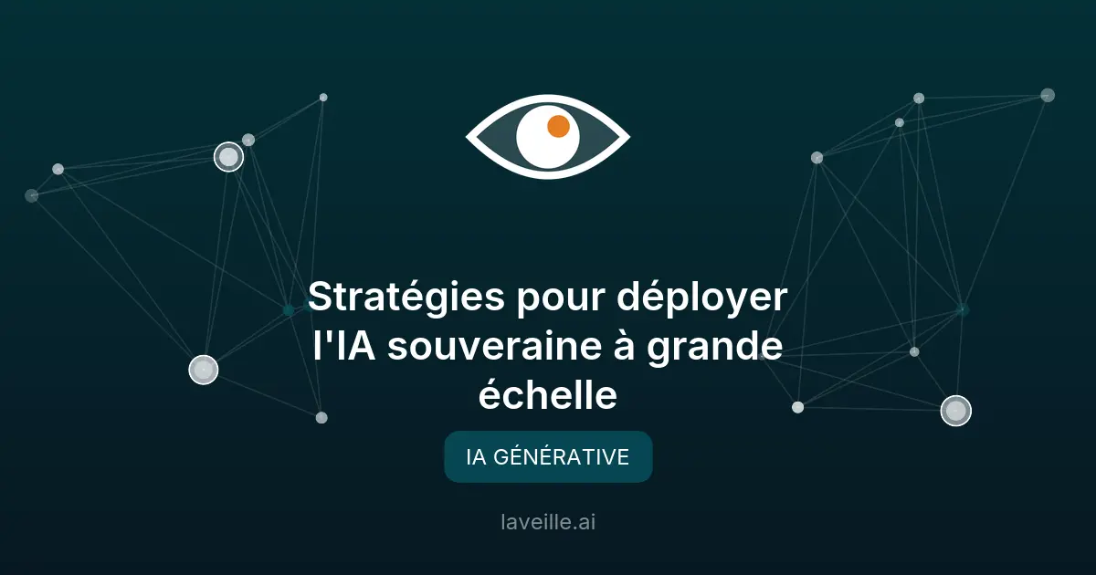 Stratégies pour déployer l'IA souveraine à grande échelle
