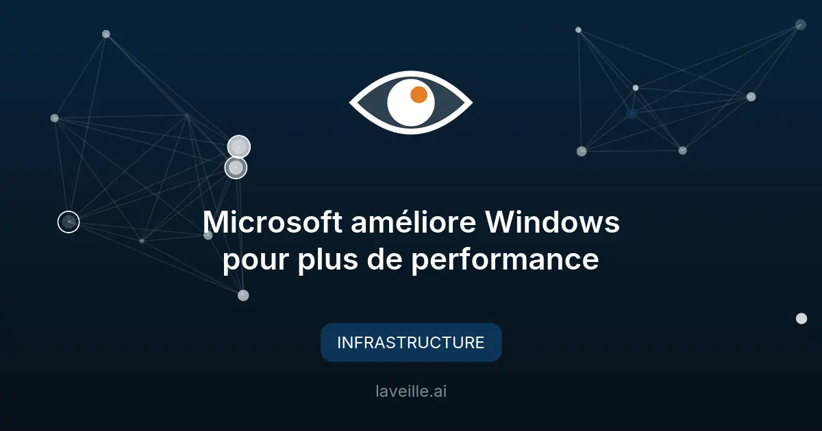 Microsoft améliore Windows pour plus de performance