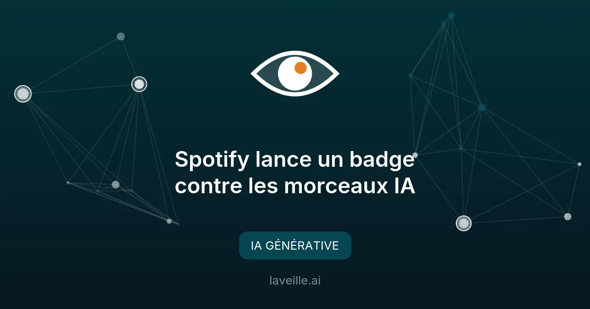Spotify lance un badge contre les morceaux IA