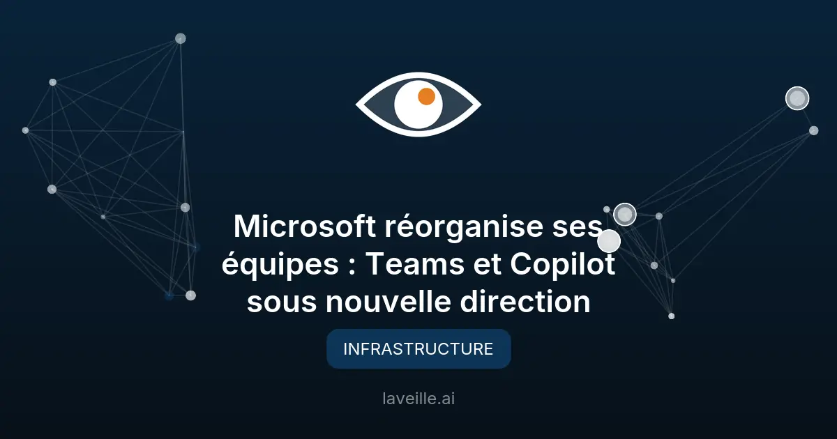 Microsoft réorganise ses équipes : Teams et Copilot sous nouvelle direction