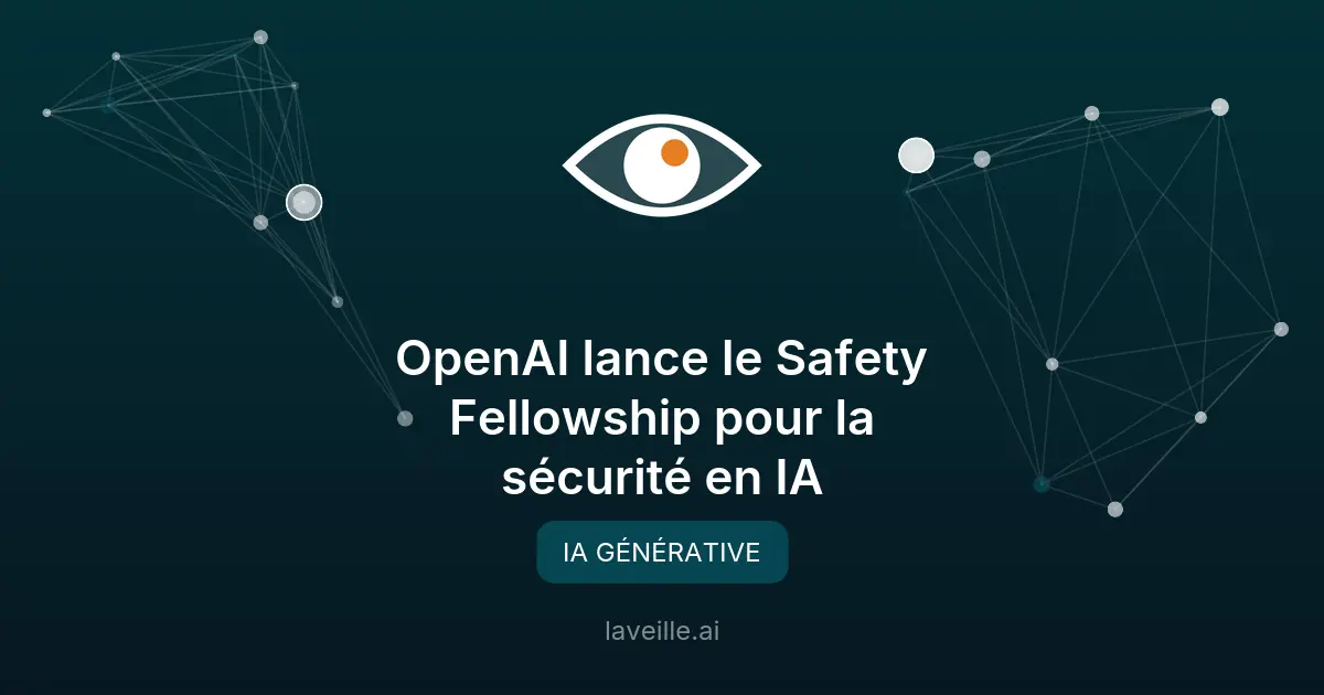 OpenAI lance le Safety Fellowship pour la sécurité en IA